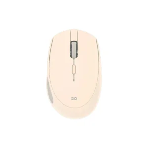 Wireless Dual Mode Mouse with Silent Click Technology - Elegant Beige Finish