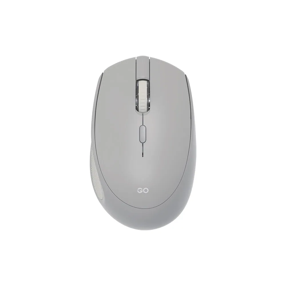 Wireless Dual Mode Mouse with Silent Click Technology - Gray by Fantech % Wireless Dual Mode Mouse with Silent Click Technology - Gray by Fantech