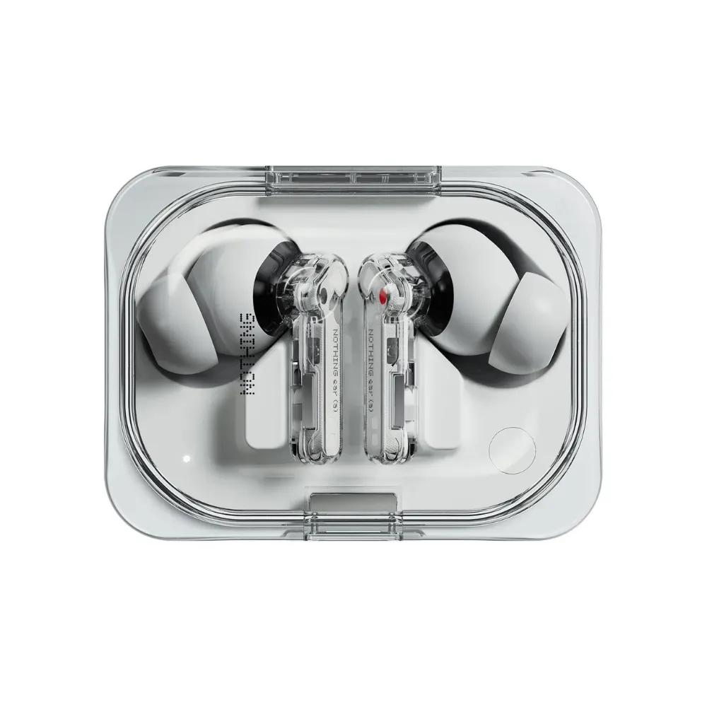 Wireless Earbuds - Nothing Ear (a) in Elegant White Finish % Wireless Earbuds - Nothing Ear (a) in Elegant White Finish