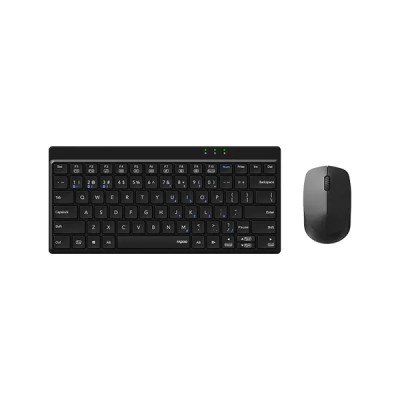 Wireless Keyboard and Mouse Combo - Rapoo 8000GT Multi-Mode, Black Design % Wireless Keyboard and Mouse Combo - Rapoo 8000GT Multi-Mode, Black Design