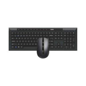 Wireless Keyboard and Mouse Combo - Rapoo 8210M Multi-Mode Black Set