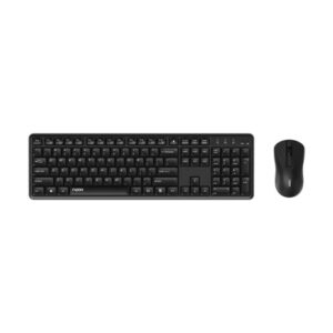Wireless Keyboard and Mouse Combo - Rapoo X2100 in Sleek Black Finish