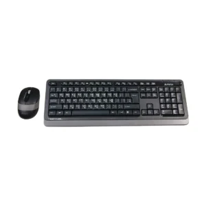 Wireless Keyboard and Mouse Combo with Bangla Layout – Black by A4TECH