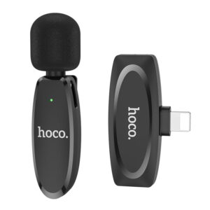 Wireless Lavalier Microphone for iPhone - Hoco L15 Lightning Connector