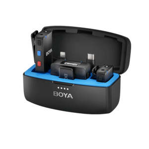 Wireless Microphone System by BOYA BOYAMIC - All-in-One Solution for Clear Audio