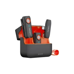 Wireless Microphone System for Android - Hohem MIC-01 (2 Transmitters, 1 Receiver, Charging Case)