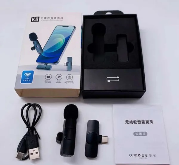 Wireless Microphone with Noise Cancellation for YouTube Vlogging and Online Classes % Wireless Microphone with Noise Cancellation for YouTube Vlogging and Online Classes