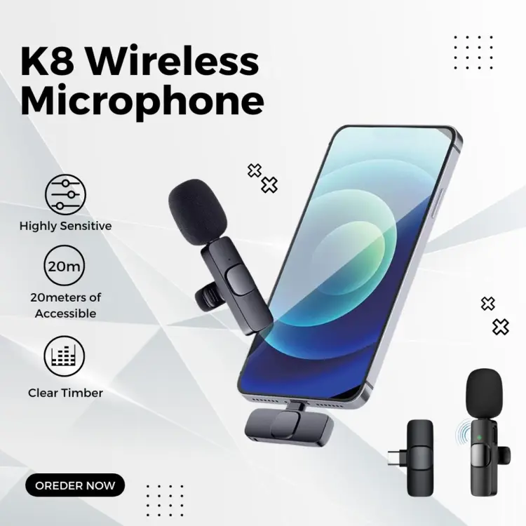Wireless Microphone with Noise Cancellation for YouTube Vlogging and Online Classes % Wireless Microphone with Noise Cancellation for YouTube Vlogging and Online Classes