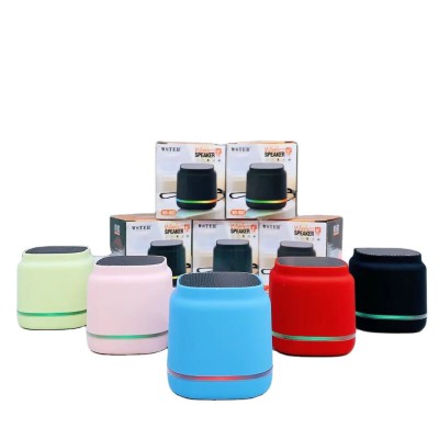 Wireless Mini Speaker with Colorful LED Lights - WSTER WS-903 % Wireless Mini Speaker with Colorful LED Lights - WSTER WS-903