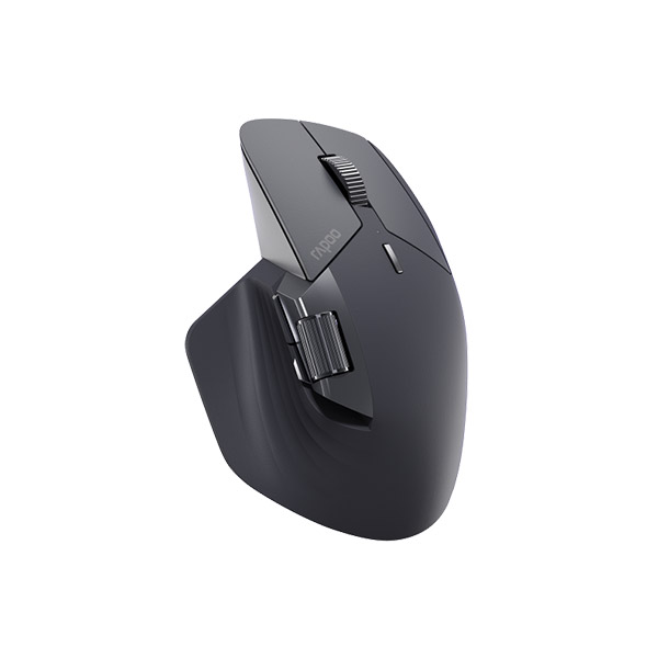 Wireless Multi-Mode Mouse in Light Gray - Rapoo MT760L for Seamless Connectivity % Wireless Multi-Mode Mouse in Light Gray - Rapoo MT760L for Seamless Connectivity