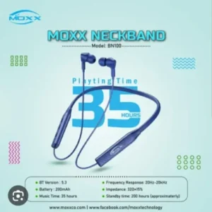 Wireless Neckband Earphones - MOXX BN-100 Premium Sound Quality