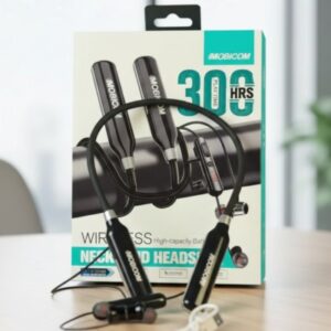 Wireless Neckband Earphones with 300-Hour Battery Life - MOBICOM