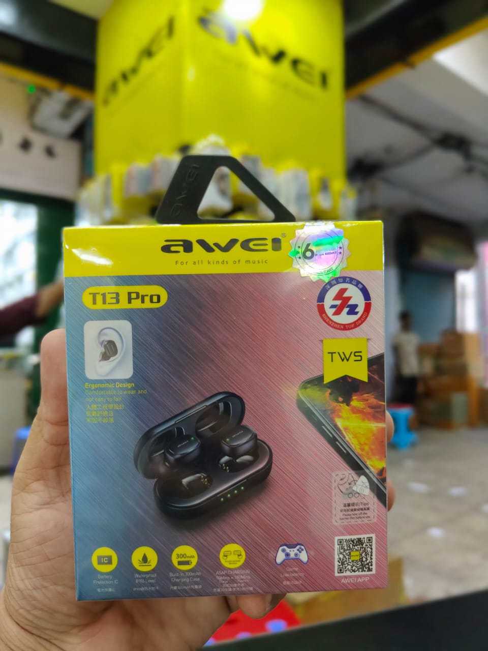 Wireless Noise-Canceling Awei T13 Pro Earbuds with Superior Sound Quality % Wireless Noise-Canceling Awei T13 Pro Earbuds with Superior Sound Quality