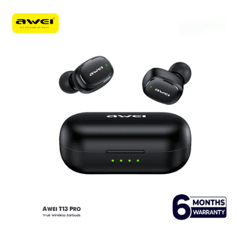 Wireless Noise-Canceling Awei T13 Pro Earbuds with Superior Sound Quality % Wireless Noise-Canceling Awei T13 Pro Earbuds with Superior Sound Quality