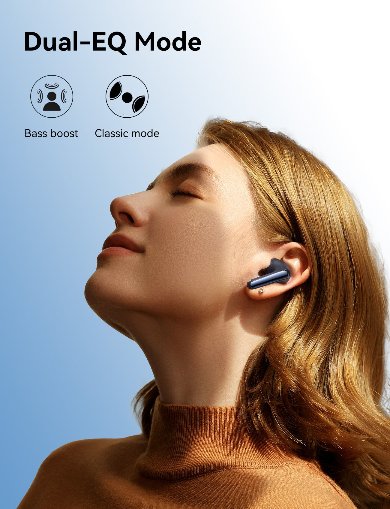 Wireless Noise-Canceling Earbuds by Joyroom - Sleek Black Design % Wireless Noise-Canceling Earbuds by Joyroom - Sleek Black Design