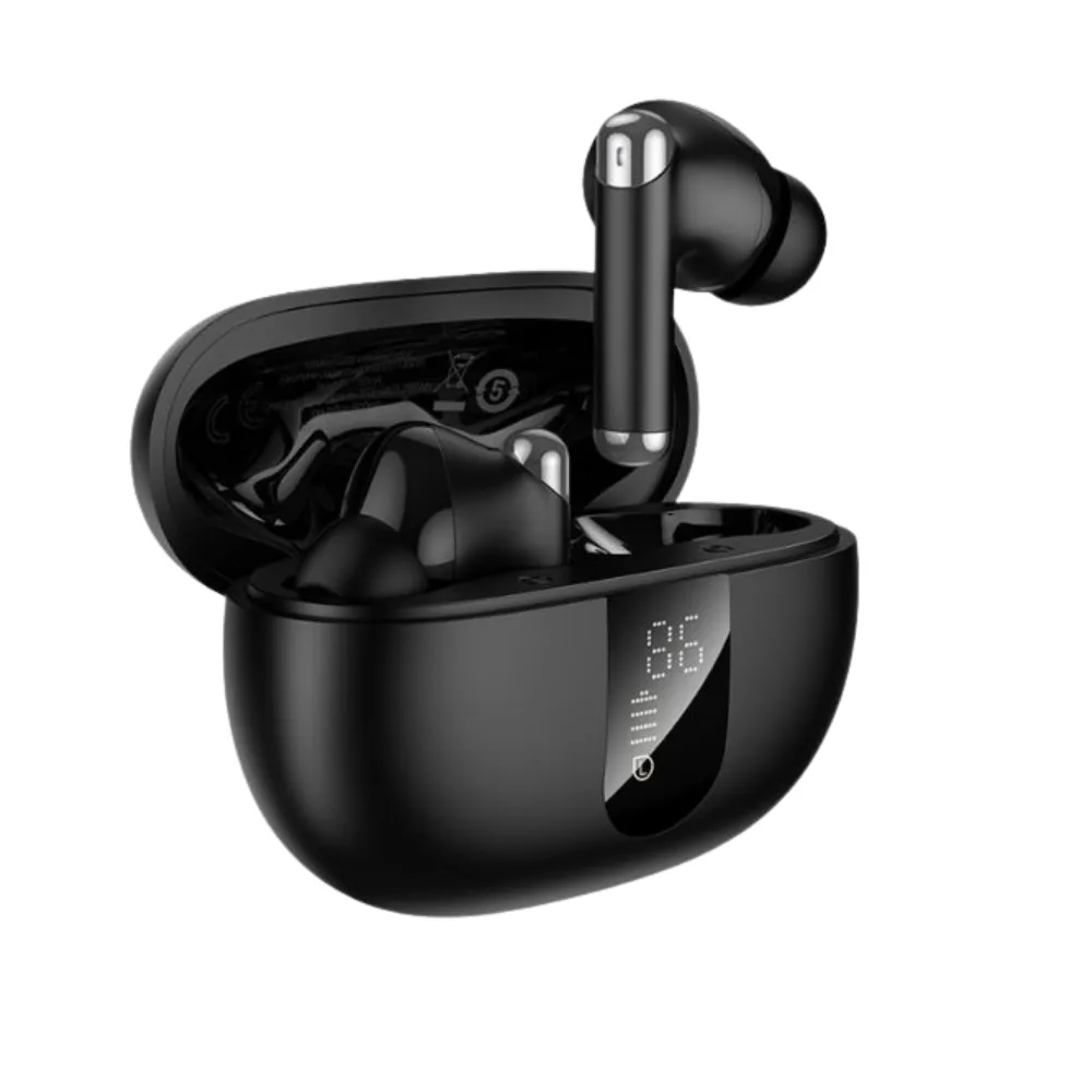 Wireless Noise-Cancelling Bluetooth Earbuds with ENC Technology - Hoco EQ26 % Wireless Noise-Cancelling Bluetooth Earbuds with ENC Technology - Hoco EQ26