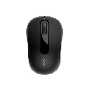 Wireless Optical Mouse – Stylish Black Design by Rapoo for Effortless Navigation