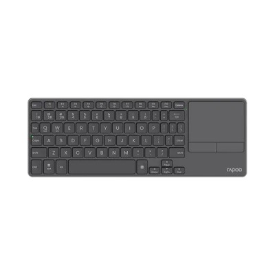 Wireless Touchpad Keyboard - Rapoo E900T Portable Black Design % Wireless Touchpad Keyboard - Rapoo E900T Portable Black Design