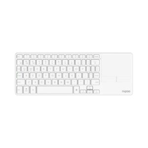 Wireless Touchpad Keyboard - Rapoo E900T Portable Design in White