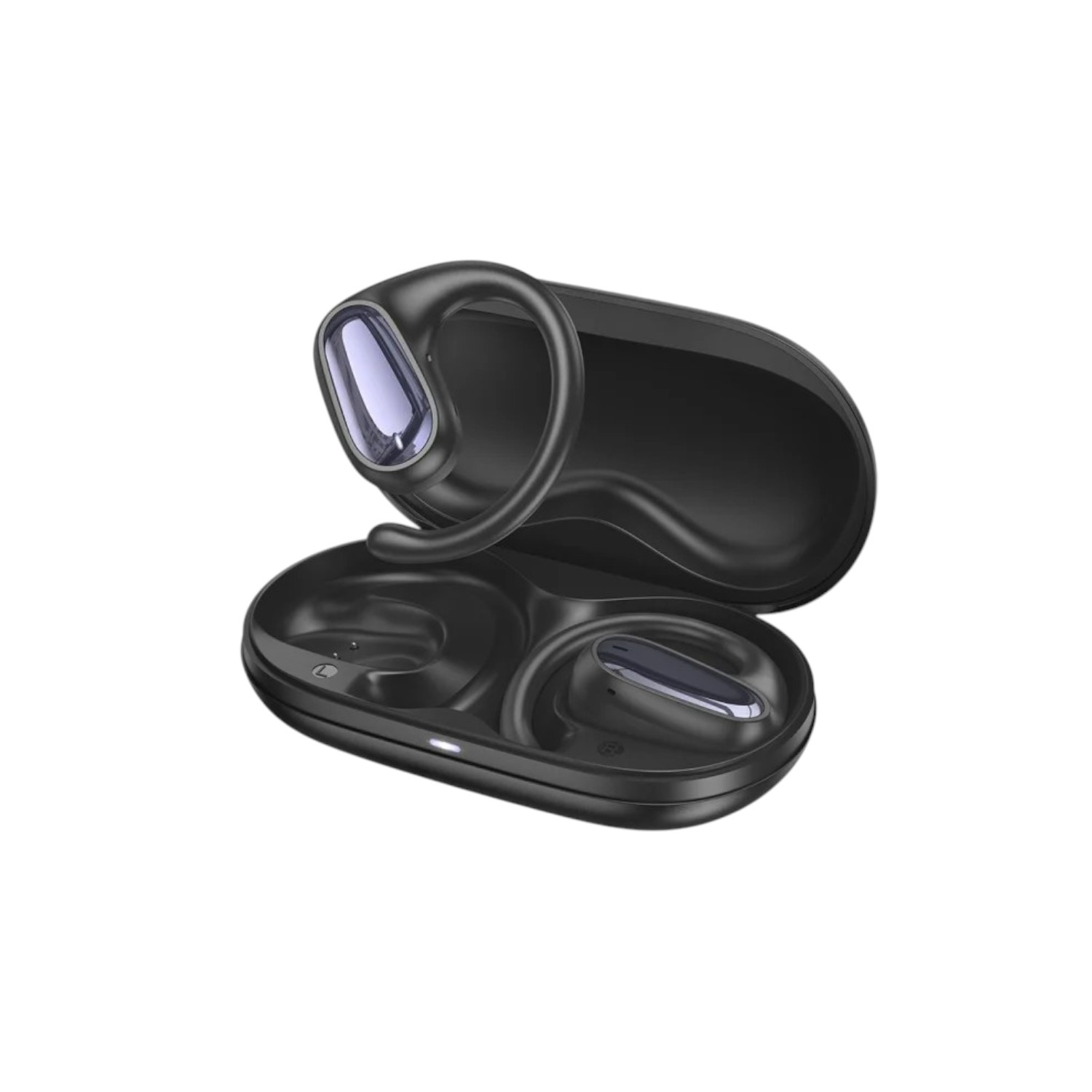 Wireless True Earbuds - Hoco EA4 Cloud Design in Sleek Black Finish % Wireless True Earbuds - Hoco EA4 Cloud Design in Sleek Black Finish
