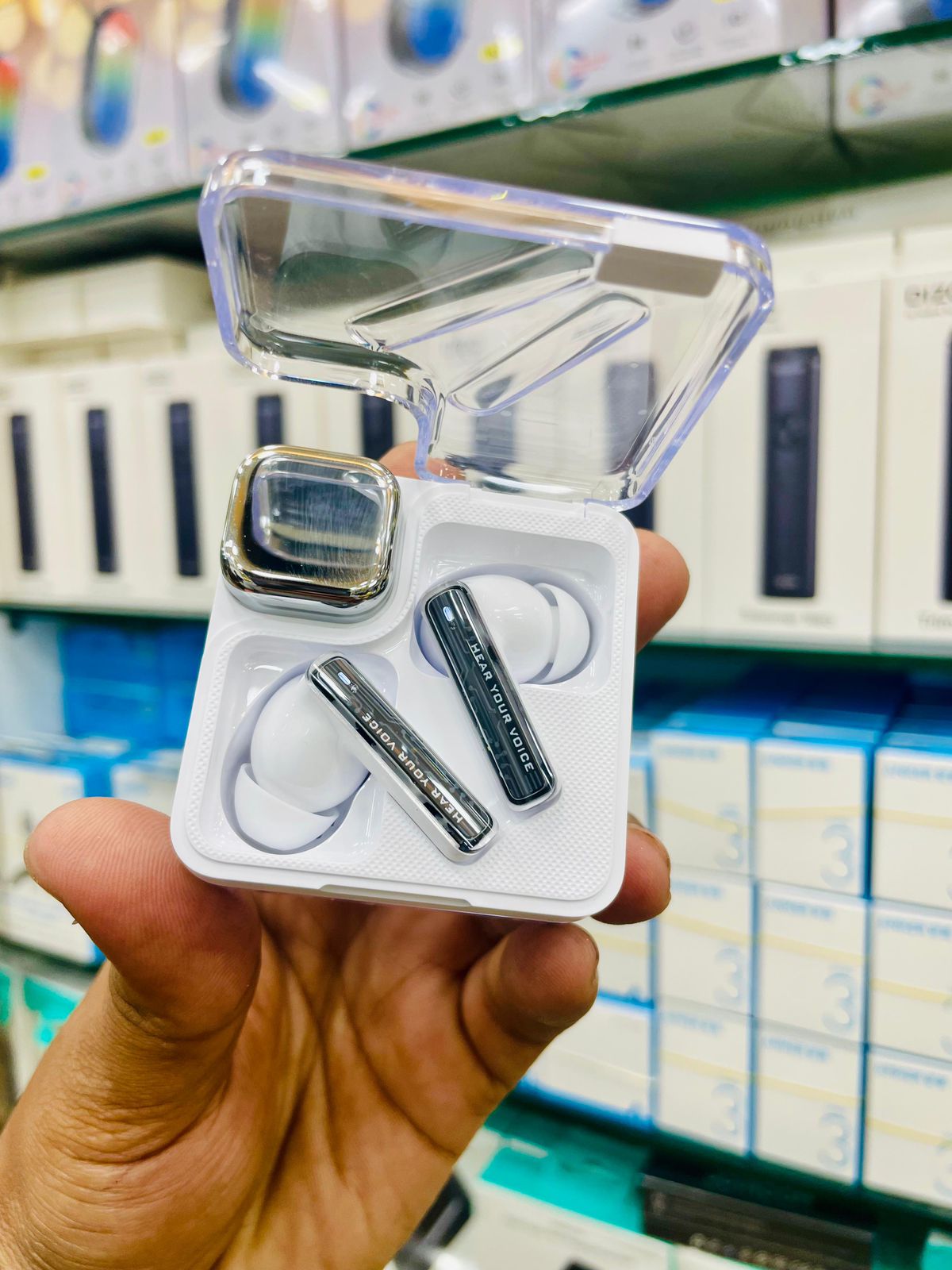 Wireless True Earbuds - QCY MeloBuds in Sleek Black Design % Wireless True Earbuds - QCY MeloBuds in Sleek Black Design