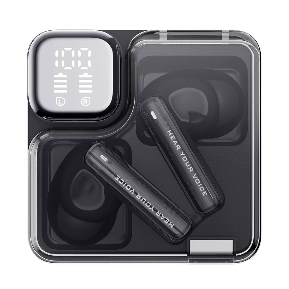 Wireless True Earbuds - QCY MeloBuds in Sleek Black Design % Wireless True Earbuds - QCY MeloBuds in Sleek Black Design