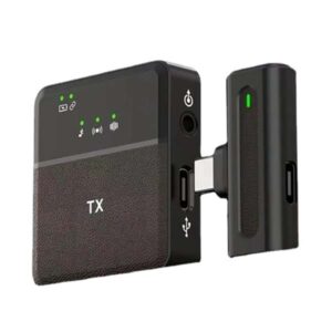 Wireless Type-C Microphone for Android & iPhone - Ideal for Interviews & Vlogs with Noise Reduction