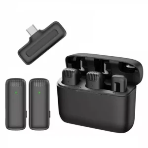 Wireless Type C Microphone with Charging Case - Premium Sound Quality
