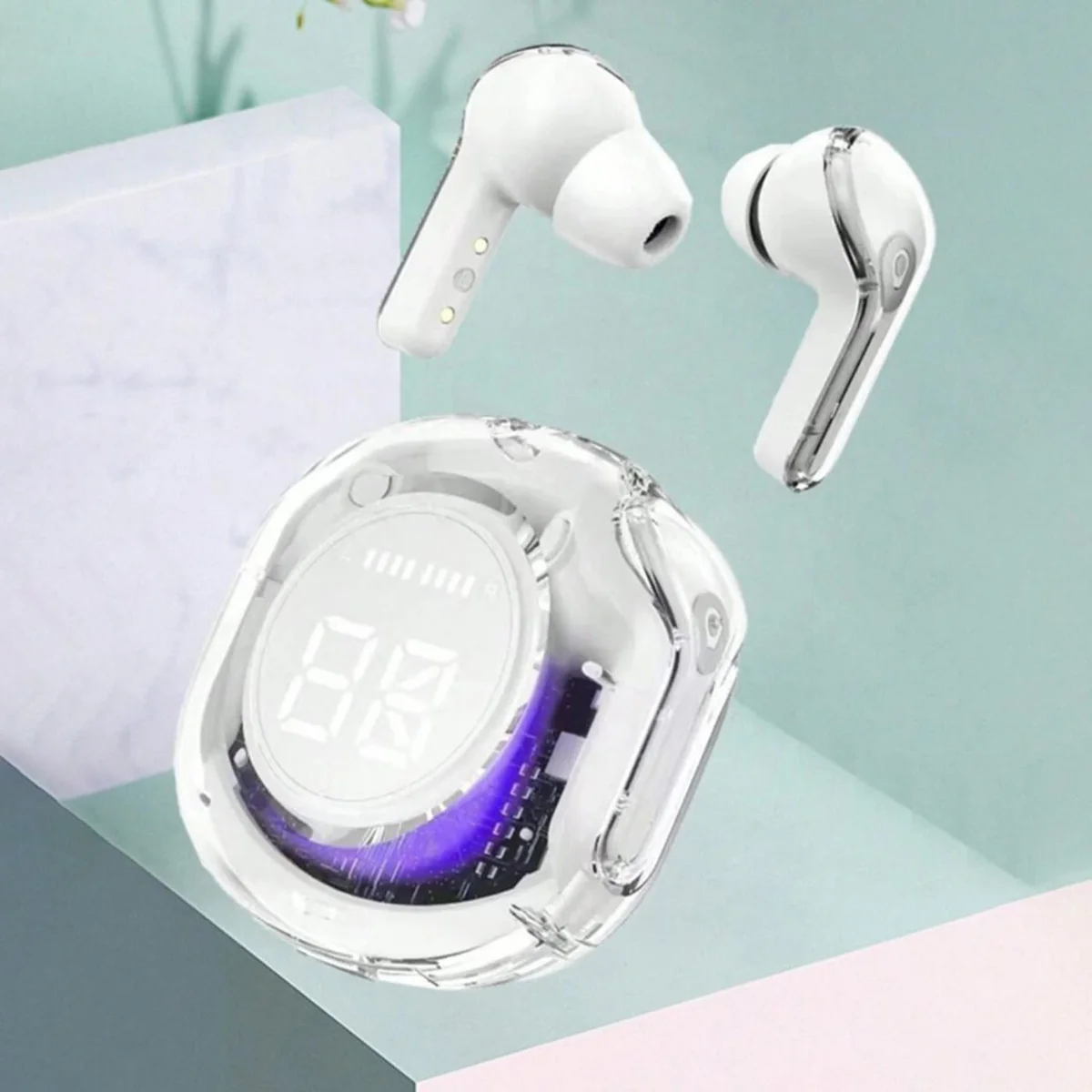 Wireless Ultrapods Pro Earbuds with 300mAh Battery and 5.3 Technology % Wireless Ultrapods Pro Earbuds with 300mAh Battery and 5.3 Technology
