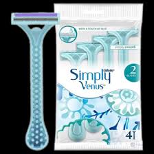 Women's Venus 2-Blade Hair Removal Razors - Pack of 4 Premium Shavers % Women's Venus 2-Blade Hair Removal Razors - Pack of 4 Premium Shavers