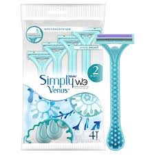 Women's Venus 2-Blade Hair Removal Razors - Pack of 4 Premium Shavers