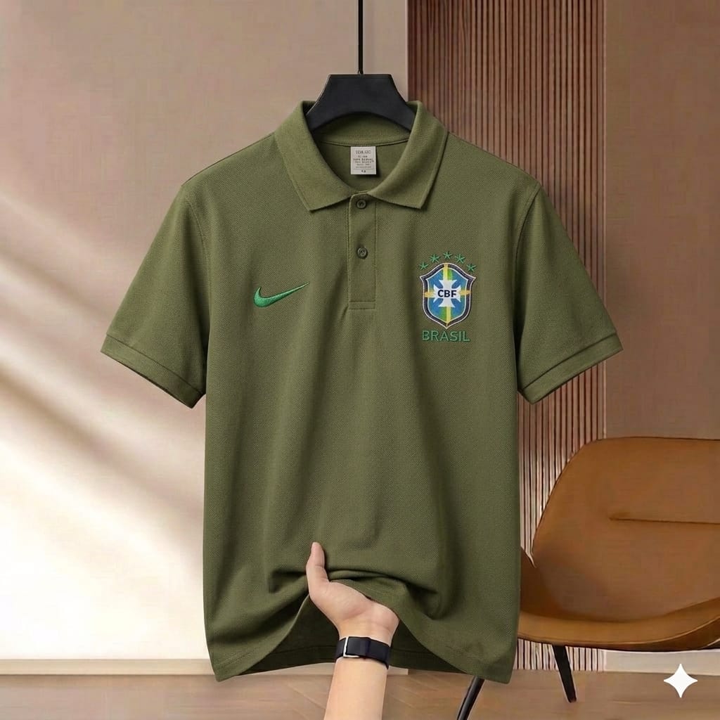World Cup Embroidered Polo T-Shirt % World Cup Embroidered Polo Shirt