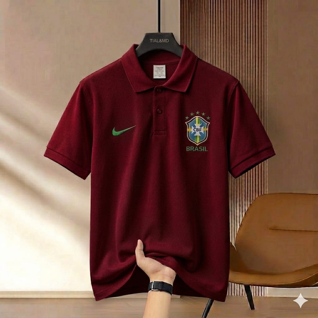 World Cup Embroidered Polo T-Shirt % World Cup Embroidered Polo Shirt