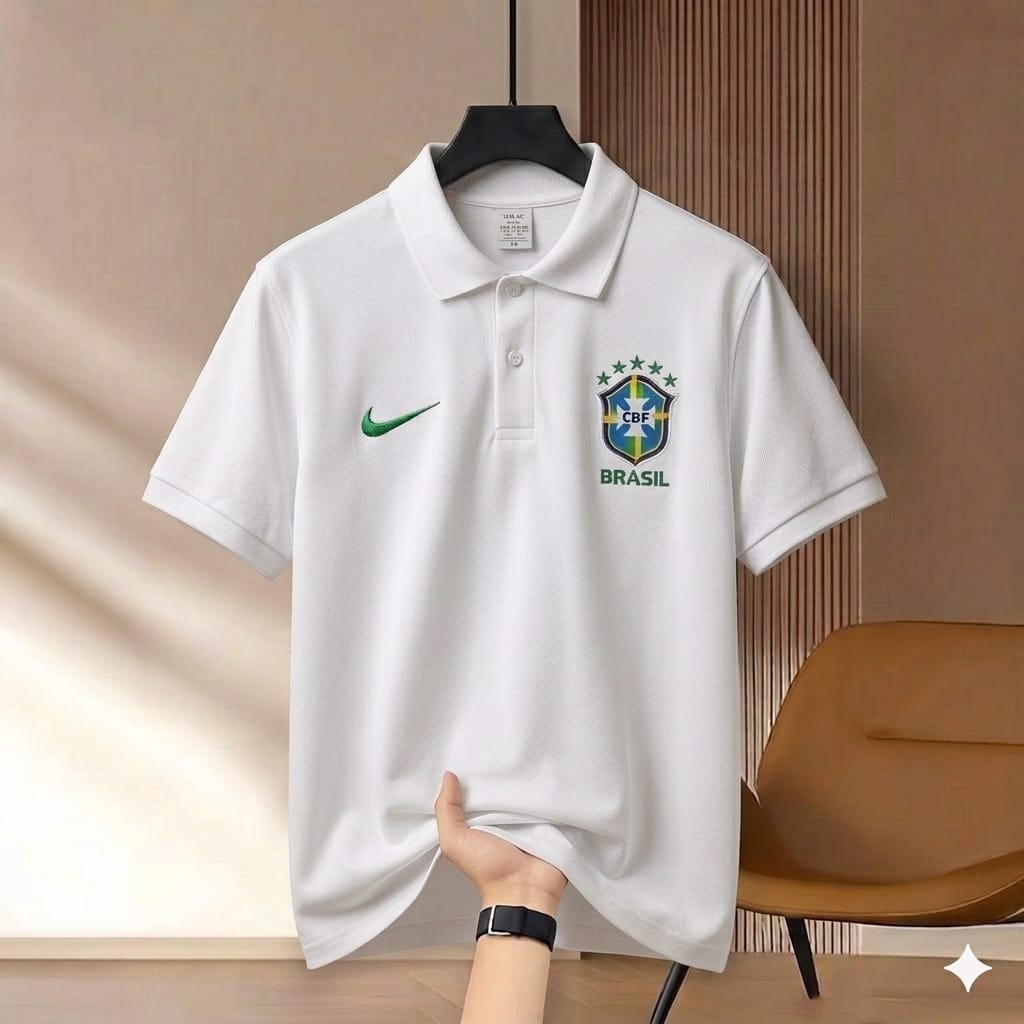 World Cup Embroidered Polo T-Shirt % World Cup Embroidered Polo Shirt