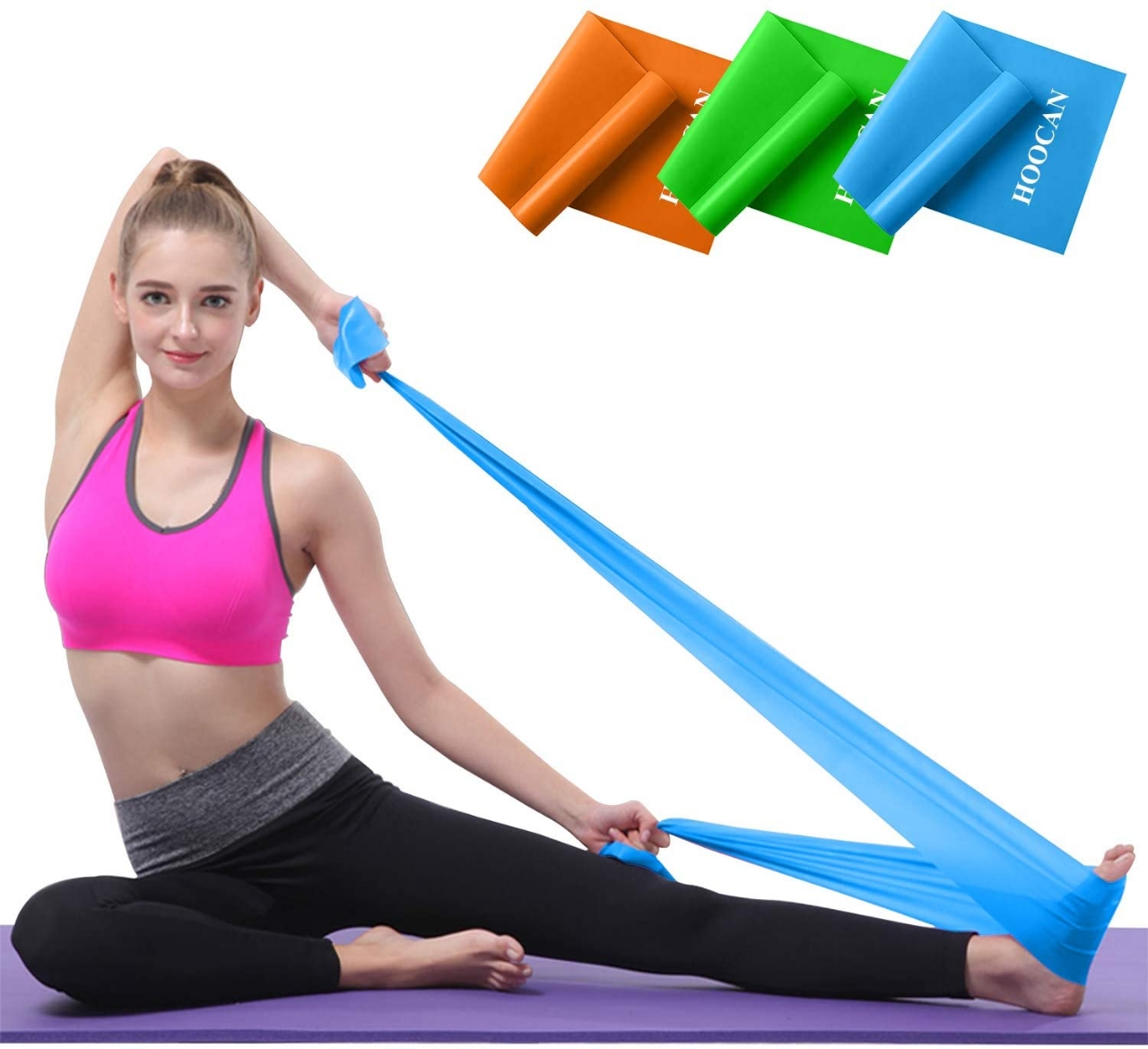 Yoga Resistance Band for Fitness Training – Versatile Elastic Workout Accessory % Yoga Resistance Band for Fitness Training – Versatile Elastic Workout Accessory