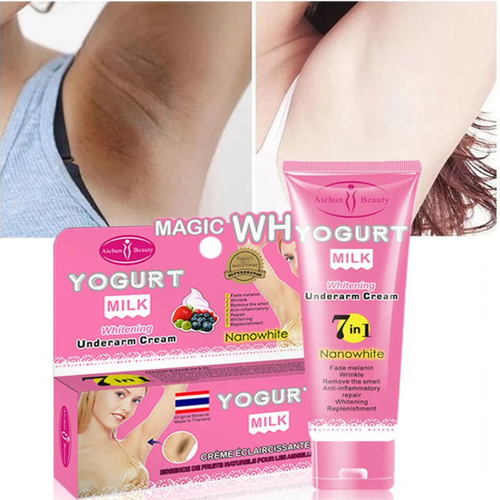 Yogurt & Milk Underarm Cream - Aichun Beauty Magic White 80g for Brightening Skin % Yogurt & Milk Underarm Cream - Aichun Beauty Magic White 80g for Brightening Skin
