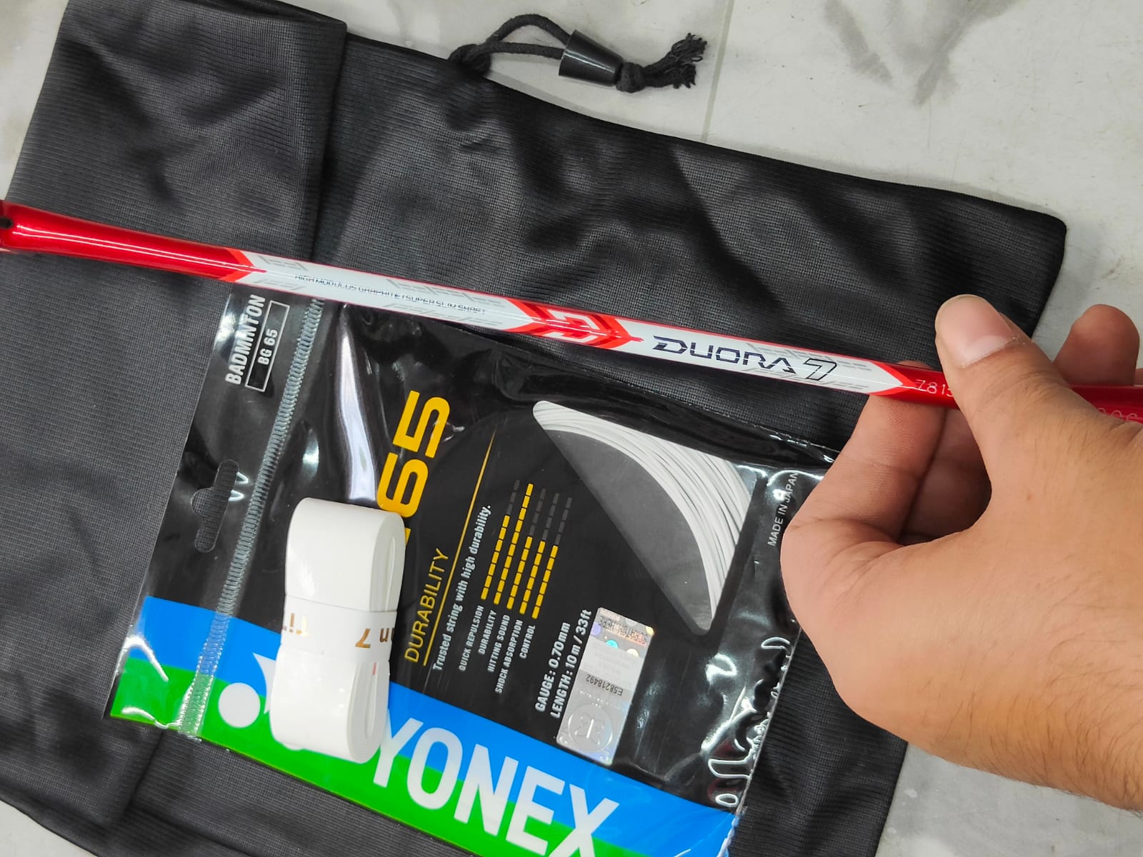 Yonex Duora 77 Premium Badminton Racket for Advanced Players % Yonex Duora 77 Premium Badminton Racket for Advanced Players